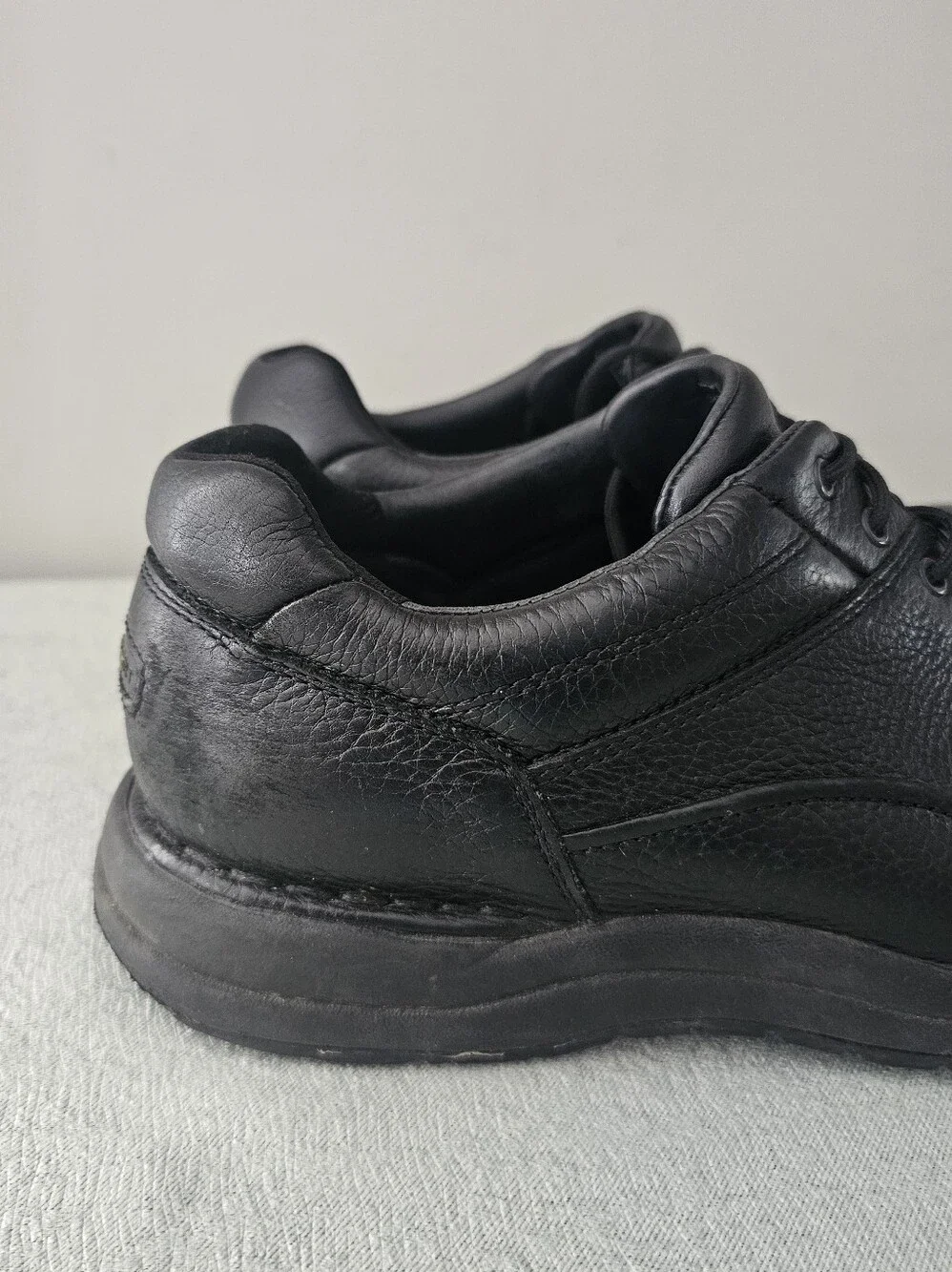 Rockport Men's Path To Change Edge Hill II Black Leather Shoes